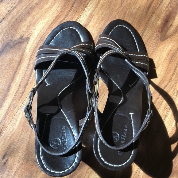 Cole Haan chocolate brown heels, 7B - Picture 4 of 8